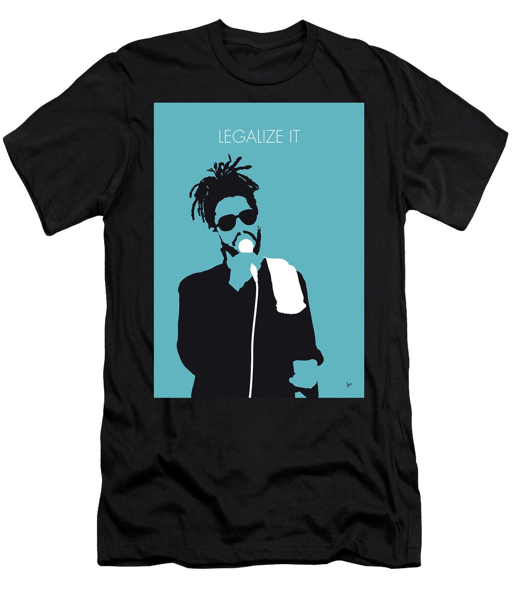 Peter T-Shirt featuring the digital art No225 MY PETER TOSH Minimal Music poster by Chungkong Art