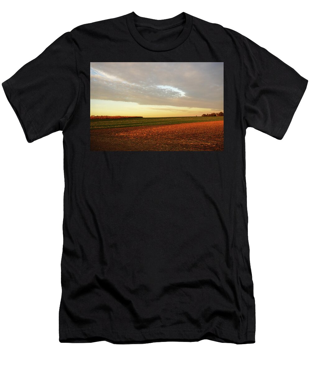 Autumn T-Shirt featuring the photograph Autumn Field by Tana Reiff