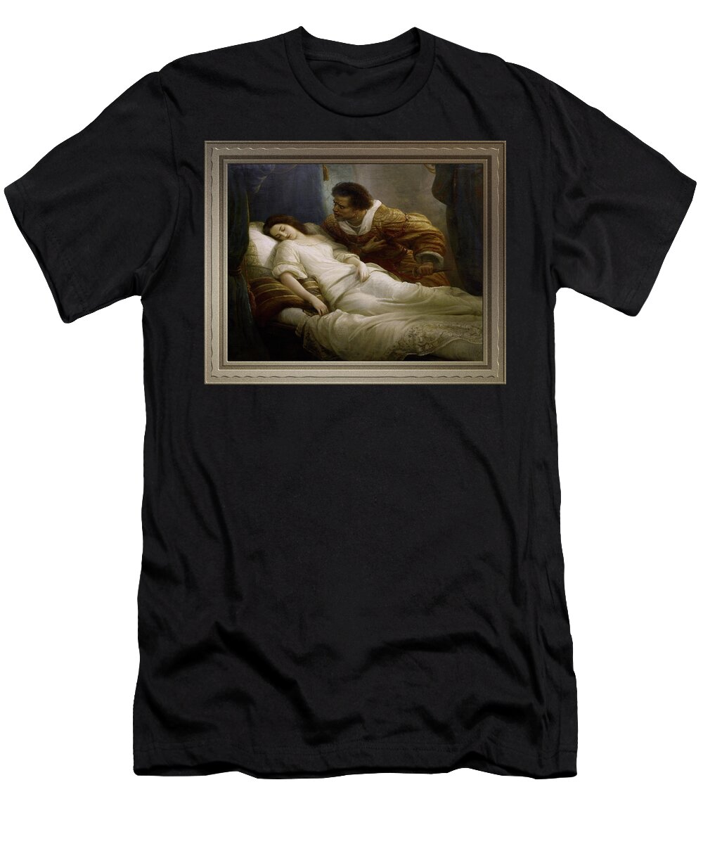Othello T-Shirt featuring the painting Othello by Christian Kohler by Rolando Burbon