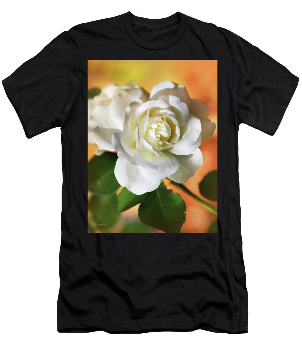Flower T-Shirt featuring the photograph Romantic Rose by Christina Rollo