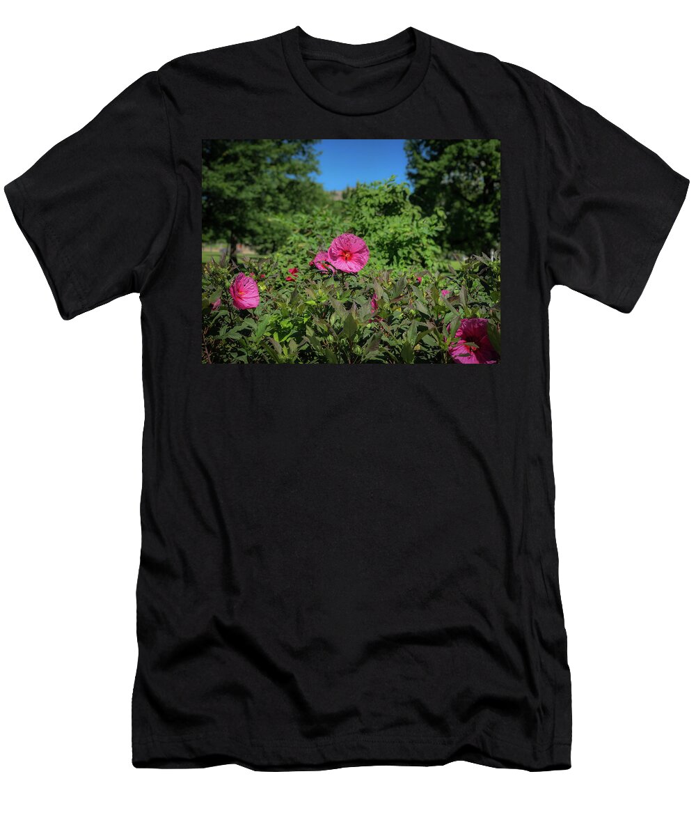 Flowers T-Shirt featuring the photograph Pink by Lora J Wilson