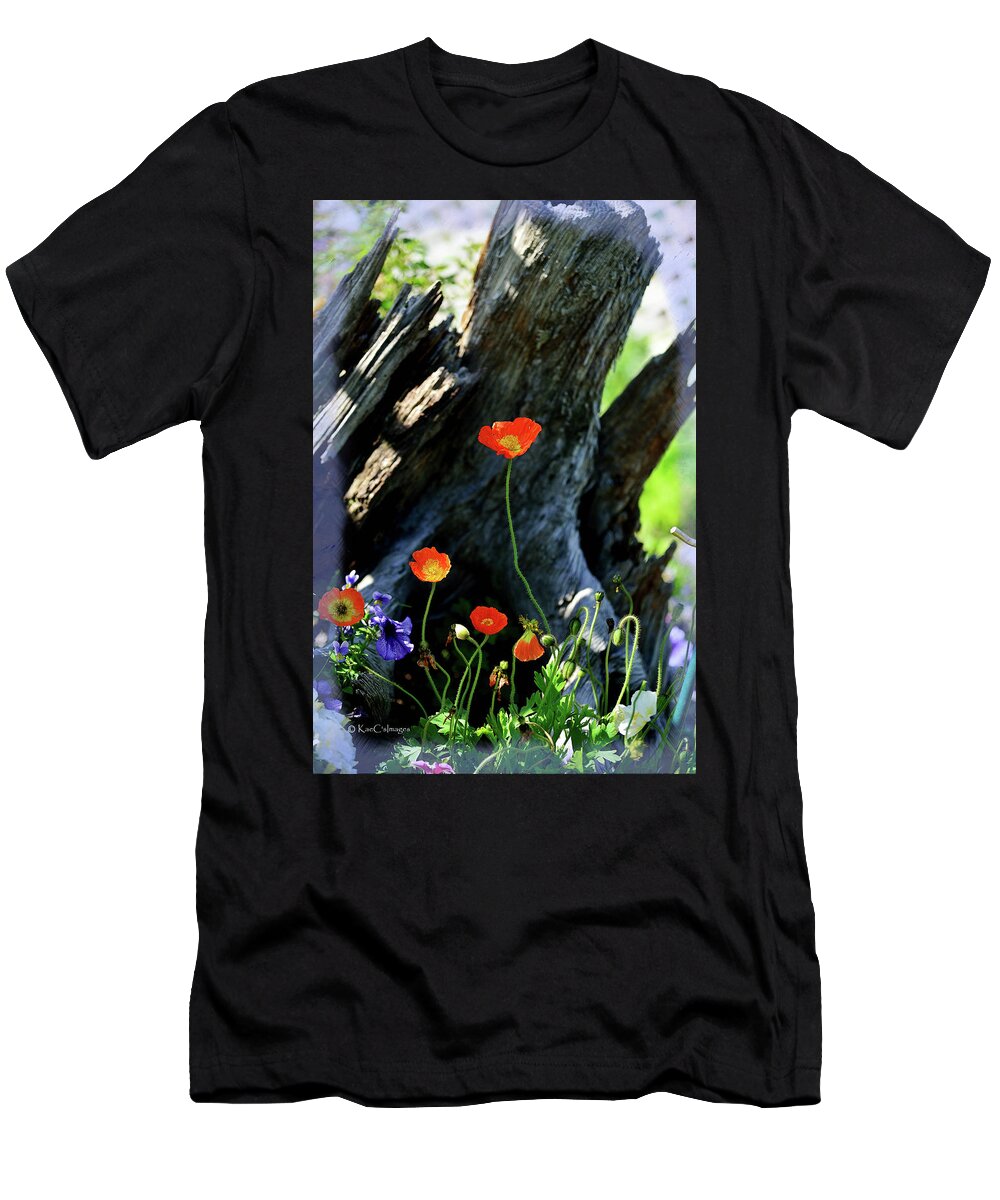 Poppies T-Shirt featuring the photograph Poppy Delight by Kae Cheatham