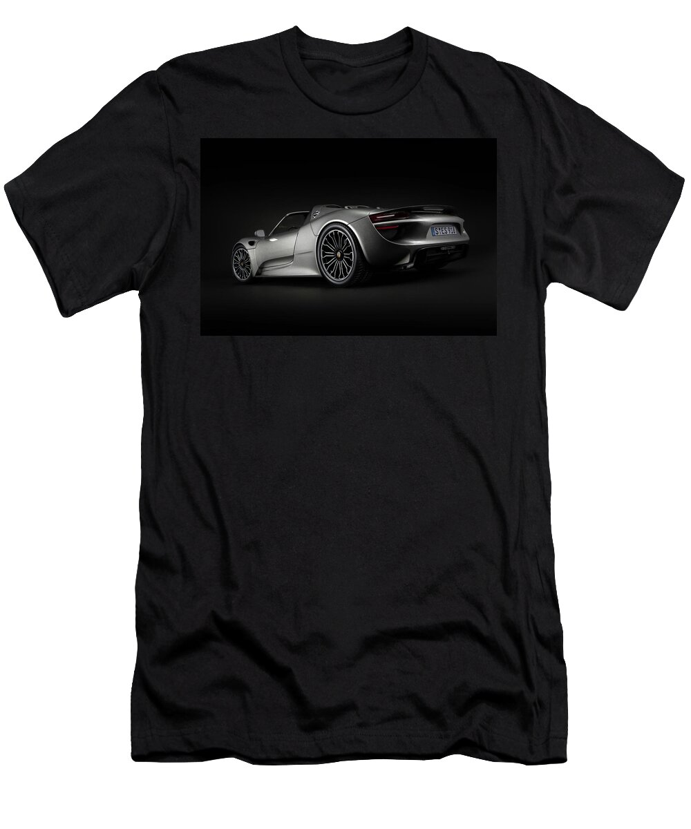 Porsche T-Shirt featuring the photograph Porsche 918 Spyder by Evgeny Rivkin