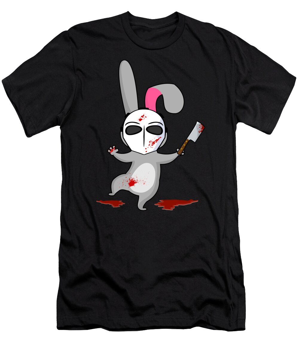 Psycho Bunny Horror Rabbit T-Shirt by Mister Tee - Fine Art America