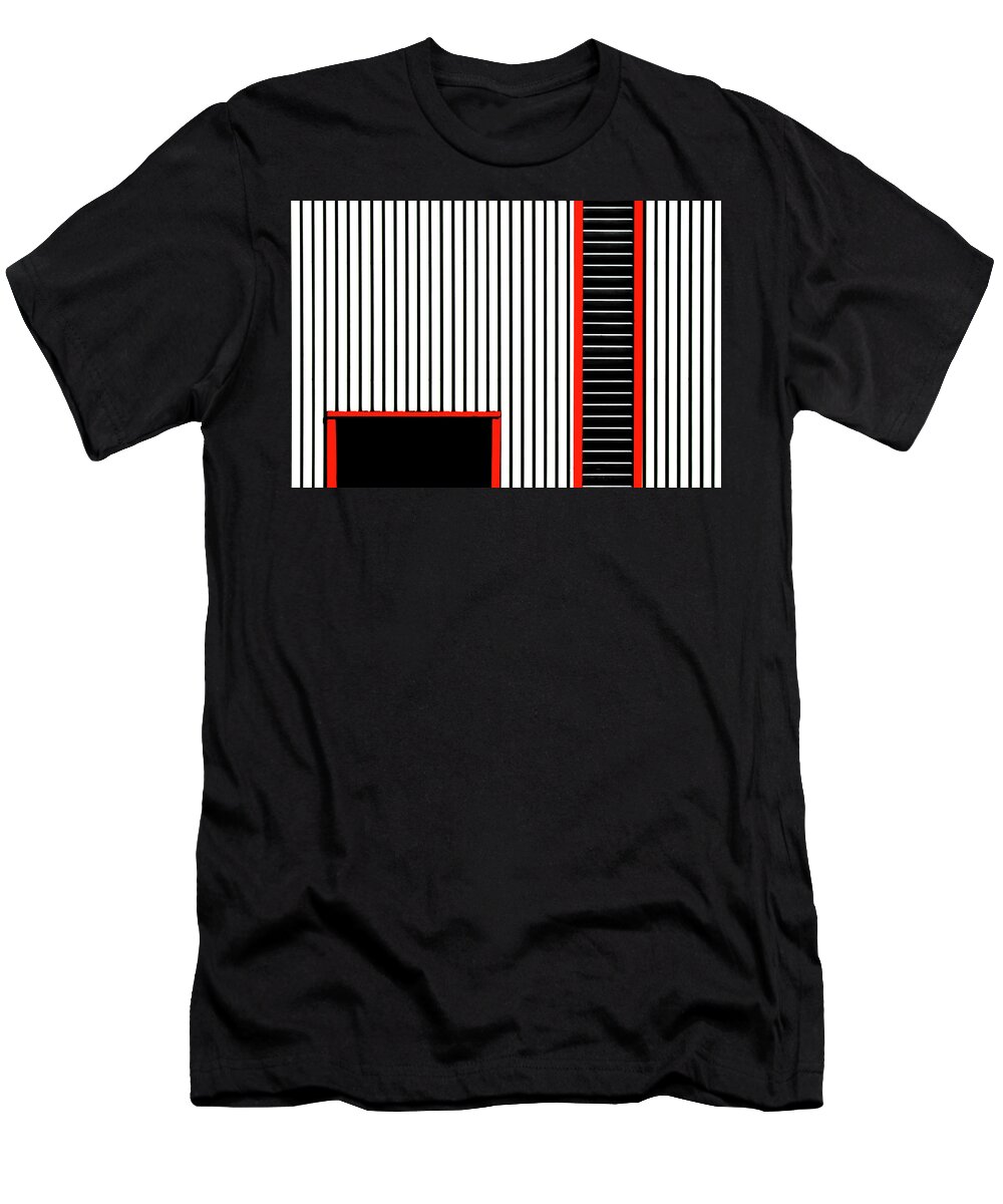 Urban T-Shirt featuring the photograph Red Frame by Stuart Allen