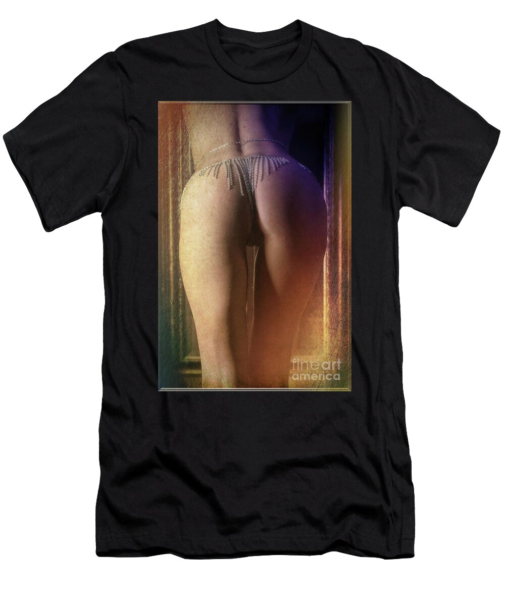 Dark T-Shirt featuring the digital art Shrouded In Shadows by Recreating Creation