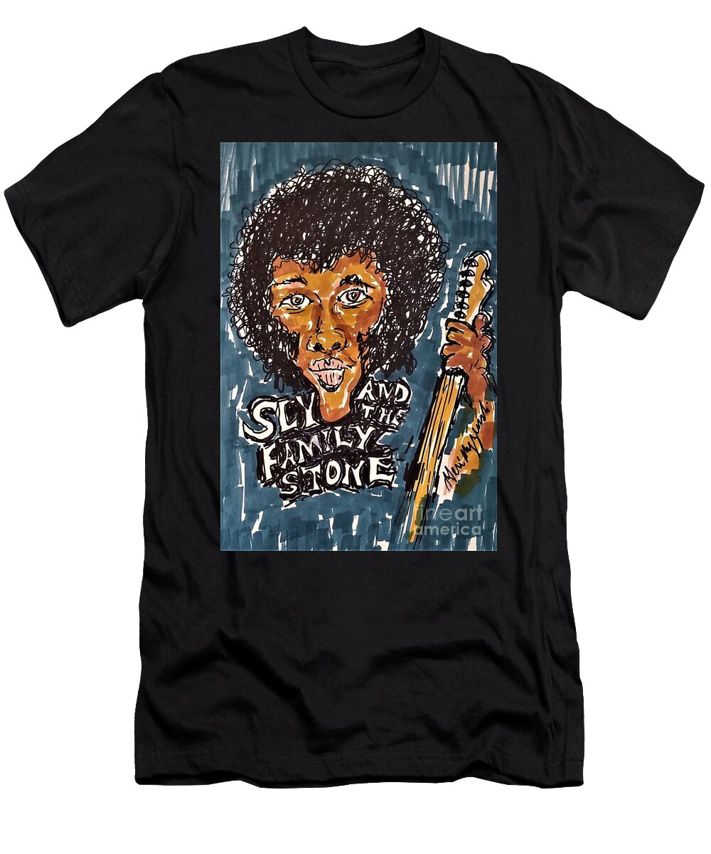 Sly and the Family Stone T-Shirt by Geraldine Fine Art