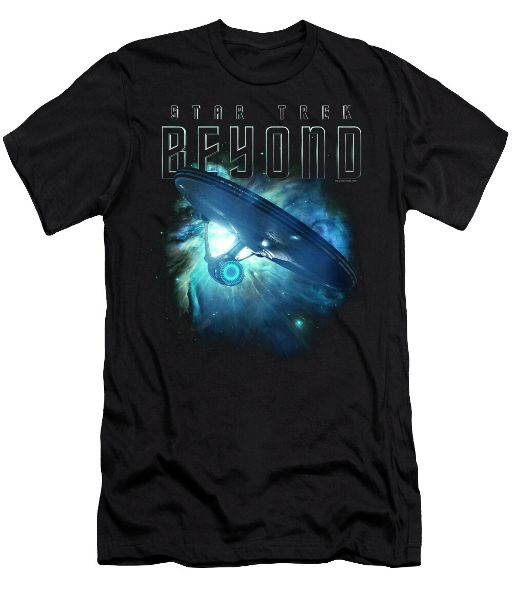  T-Shirt featuring the digital art Star Trek Beyond - Voyage by Brand A