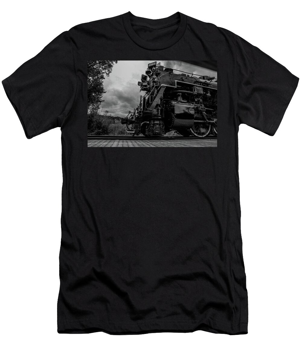 Transportation T-Shirt featuring the photograph Steam Loco 765 by Pheasant Run Gallery