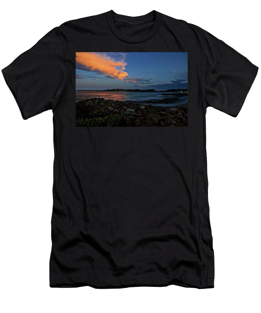 Sunset T-Shirt featuring the photograph Sunset Drifting Into A Night by Miroslava Jurcik