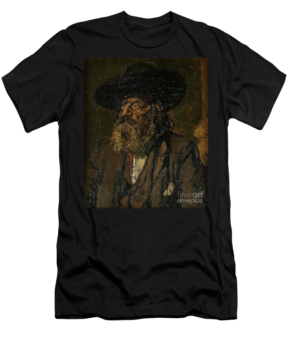 Art T-Shirt featuring the painting The Old Model, C.1906 by Walter Richard Sickert