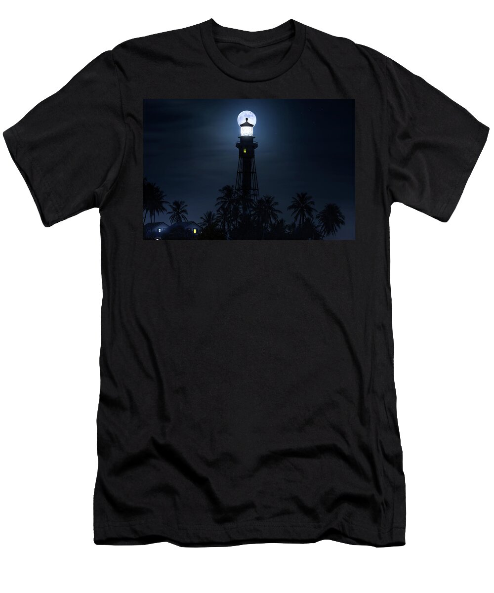 Lighthouse T-Shirt featuring the photograph The Secret of Lighthouse Island by Mark Andrew Thomas
