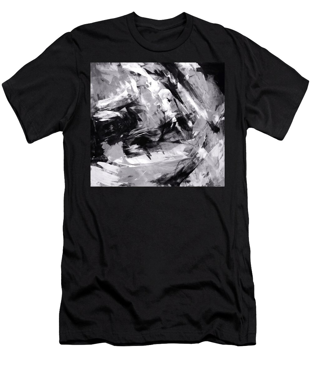 Witch T-Shirt featuring the painting The Witch Takes Flight by Jeff Klena