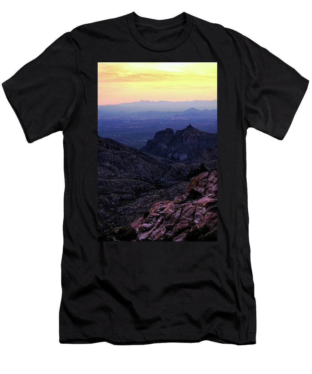 Thimble Peak T-Shirt featuring the photograph Thimble Peak Twilight by Chance Kafka