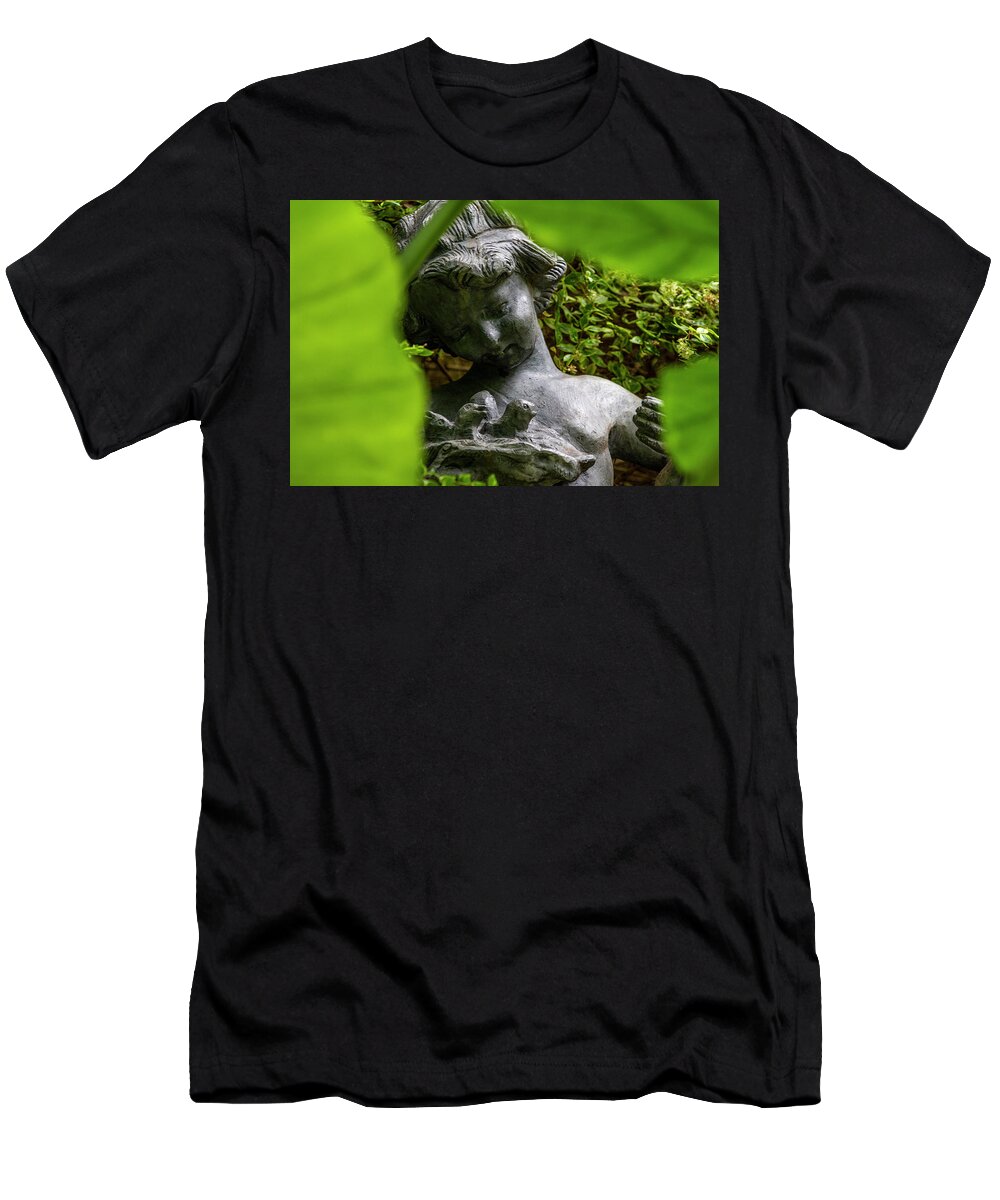 Photo T-Shirt featuring the photograph Through the leaves by Jason Hughes