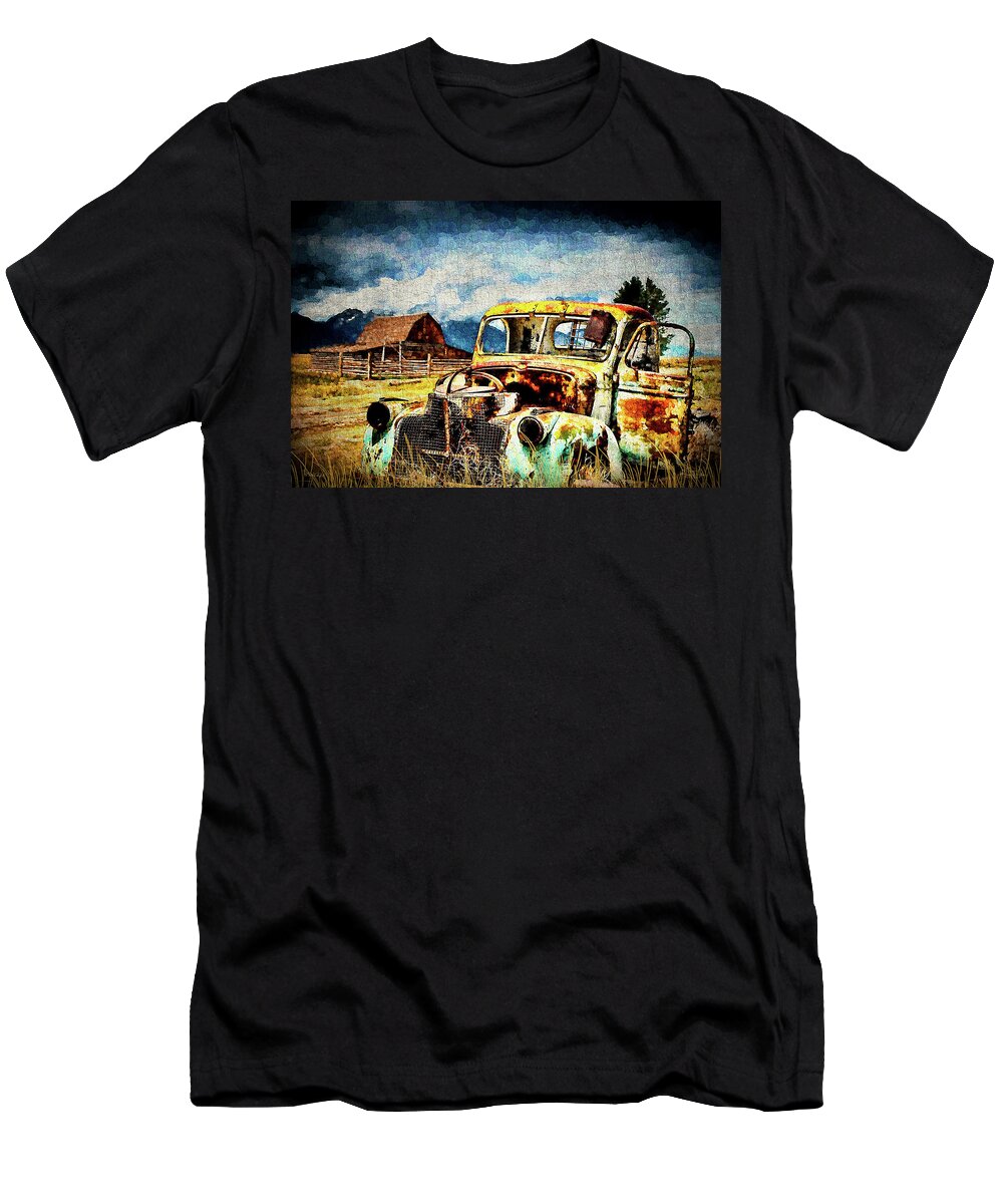 Truck T-Shirt featuring the digital art Vintage by Mark Allen