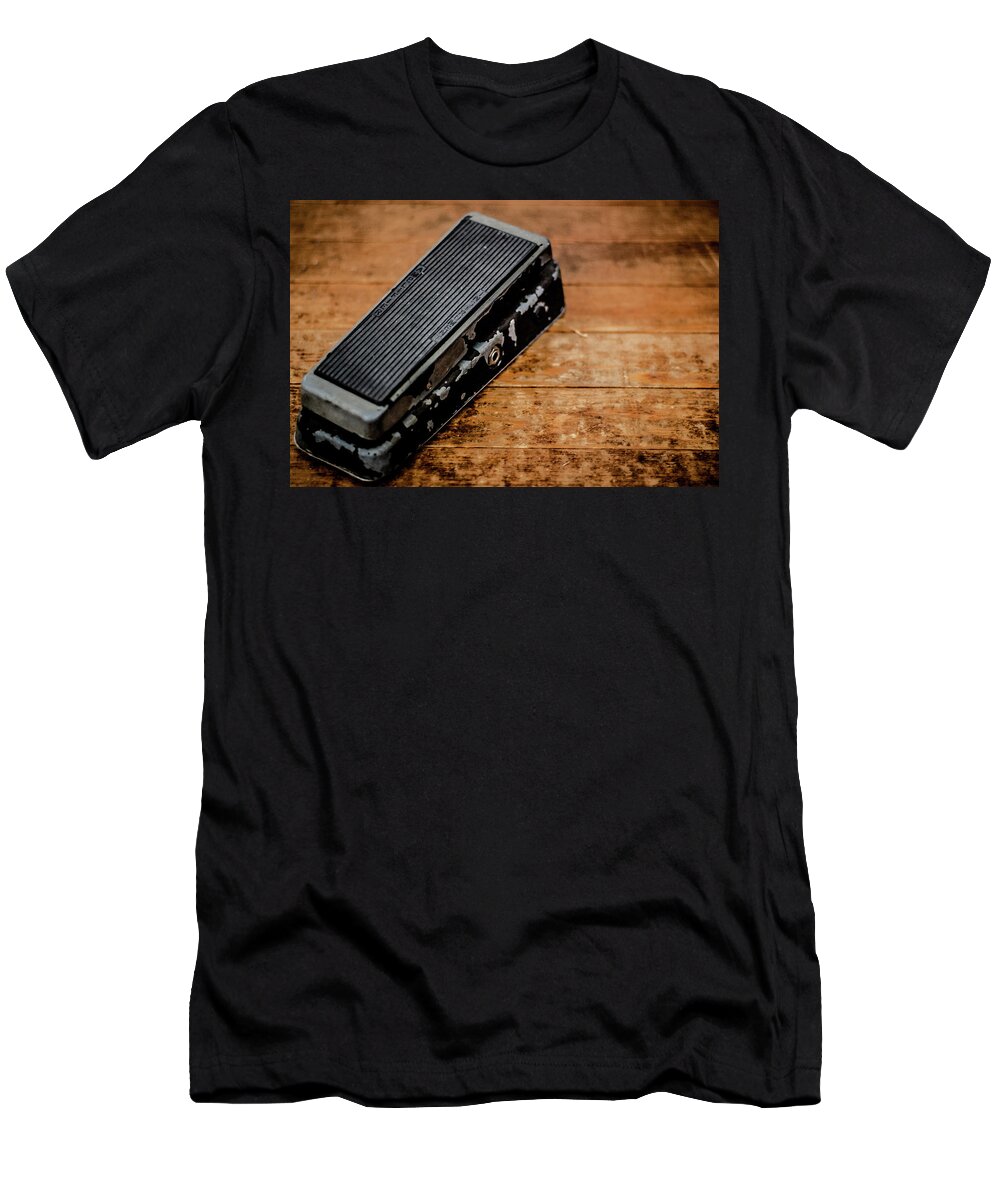 Floorboard T-Shirt featuring the photograph Wah Wah Pedal by Tito Slack