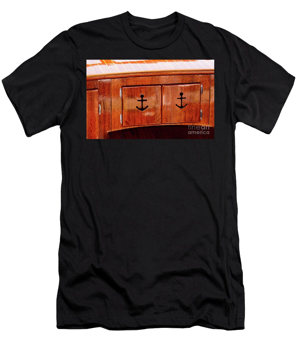 Wooden Cabinet T-Shirt featuring the photograph Wooden Cabinet by Randy J Heath