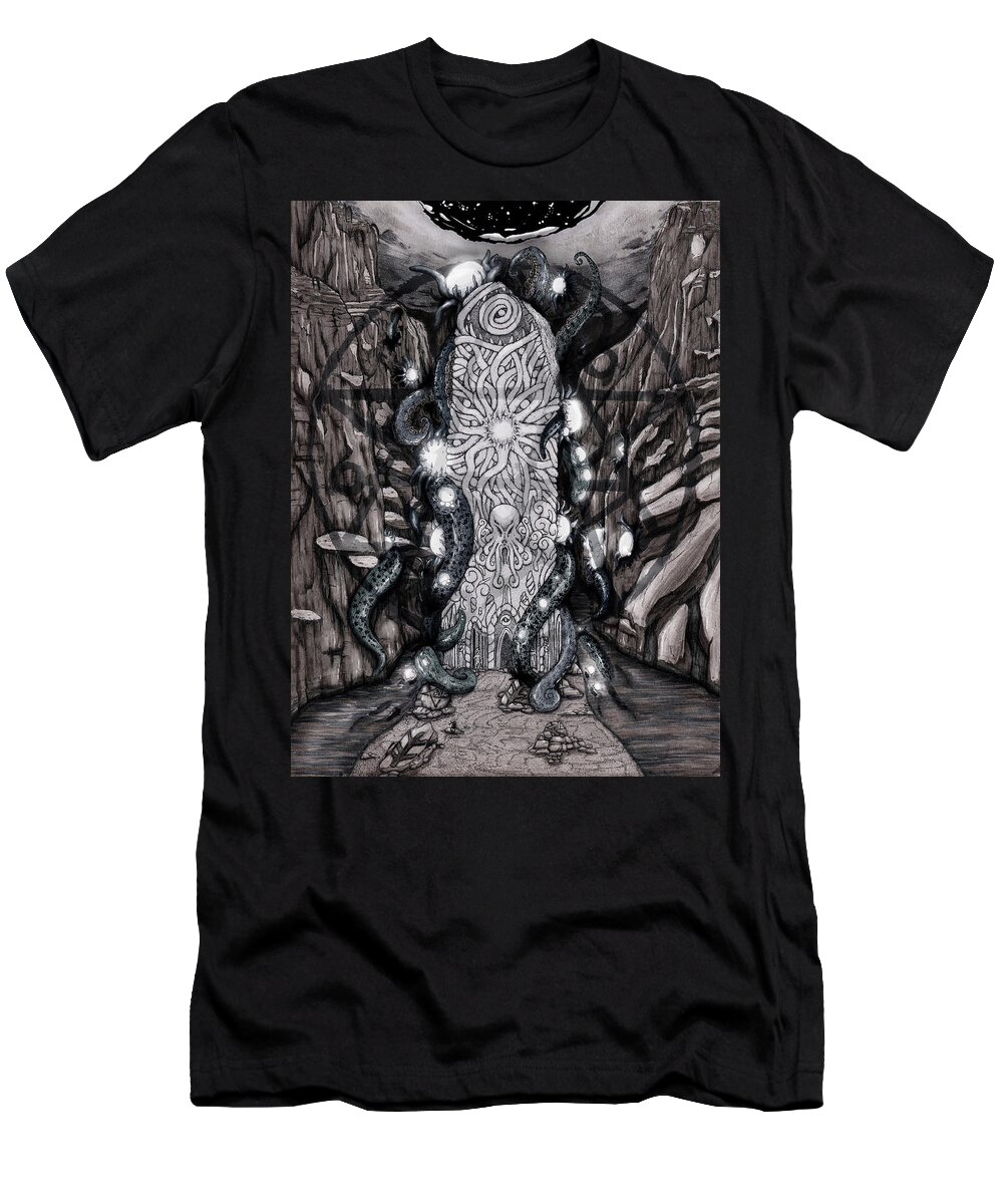 Yog-Sothoth is the Gate T-Shirt by Casey Taylor - Fine Art America