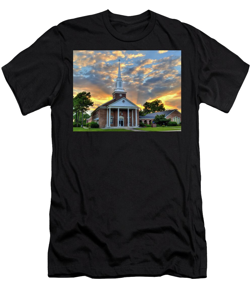 2011 T-Shirt featuring the photograph Cayce UMC #1 by Charles Hite