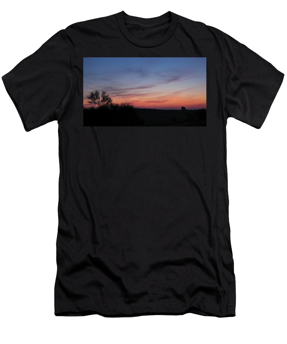 Landscape T-Shirt featuring the photograph Fictitious Sun by Karine GADRE