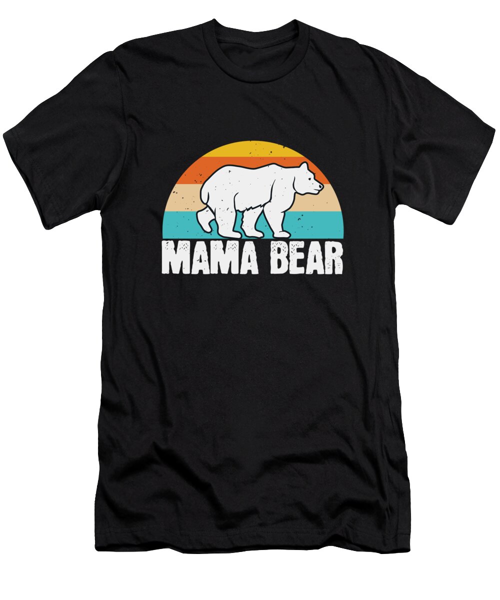 Bear T-Shirt featuring the digital art Mama Bear by Jacob Zelazny