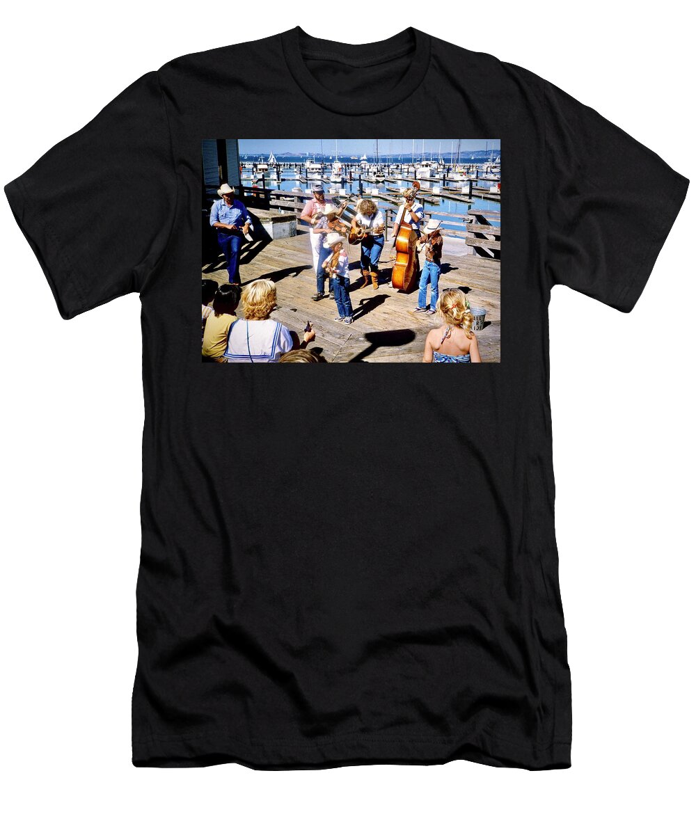  T-Shirt featuring the photograph Pier 39 San Francisco 1984 #2 by Gordon James