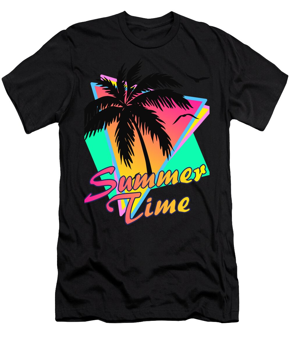 Classic T-Shirt featuring the digital art Summer Time by Filip Schpindel