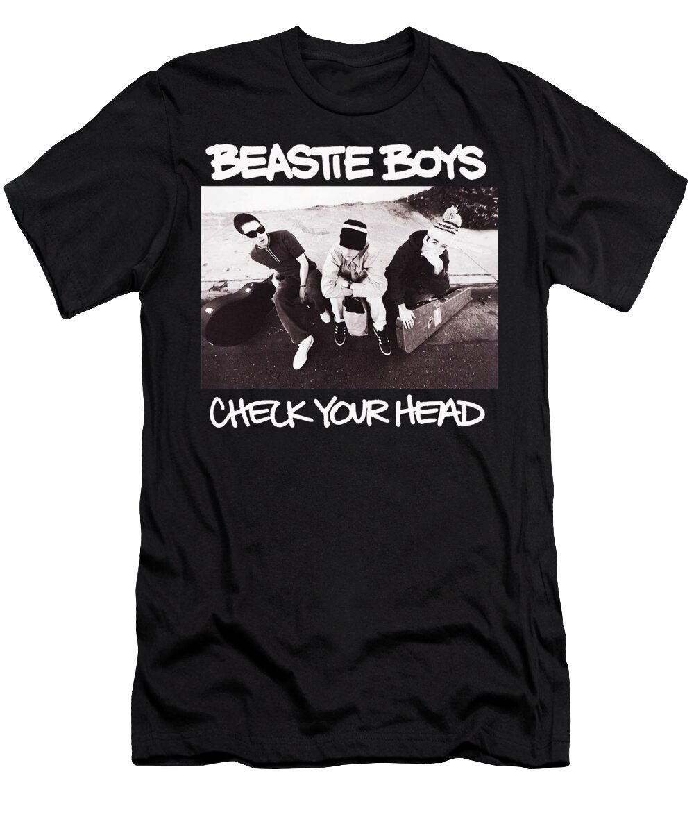 Beastie T-Shirt featuring the drawing Beastie Boys #10 by Mina Wati