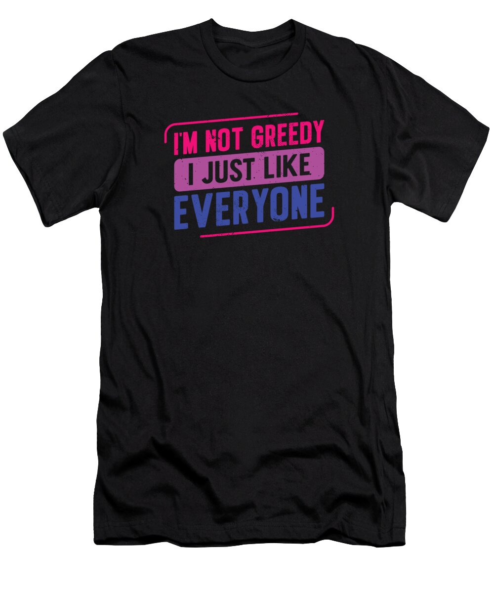 Pride T-Shirt featuring the digital art Bi Sexual Pride Bisexual Gay LGBTQ #10 by Toms Tee Store