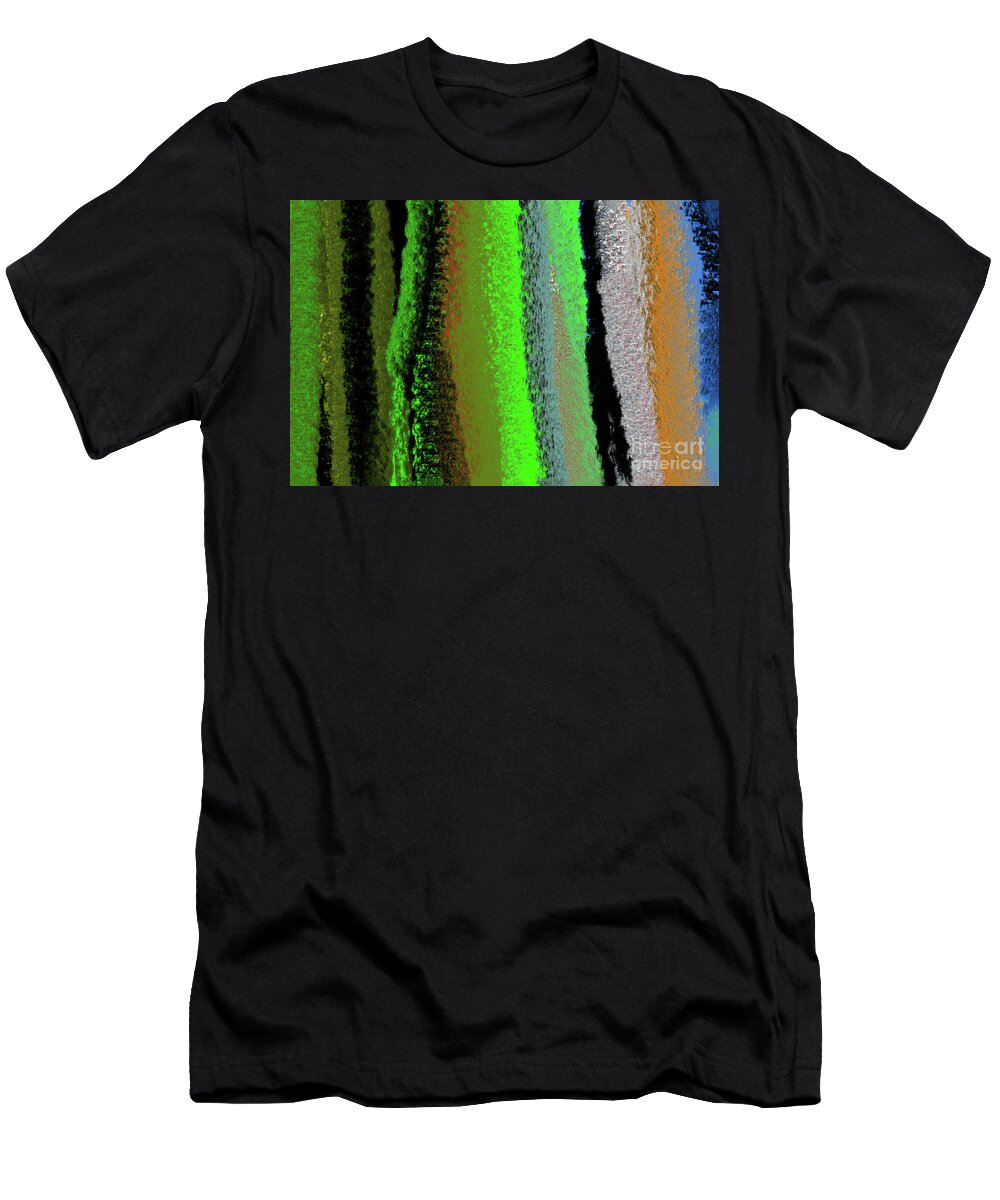 T-Shirt featuring the digital art 12-1-2022z by Walter Paul Bebirian