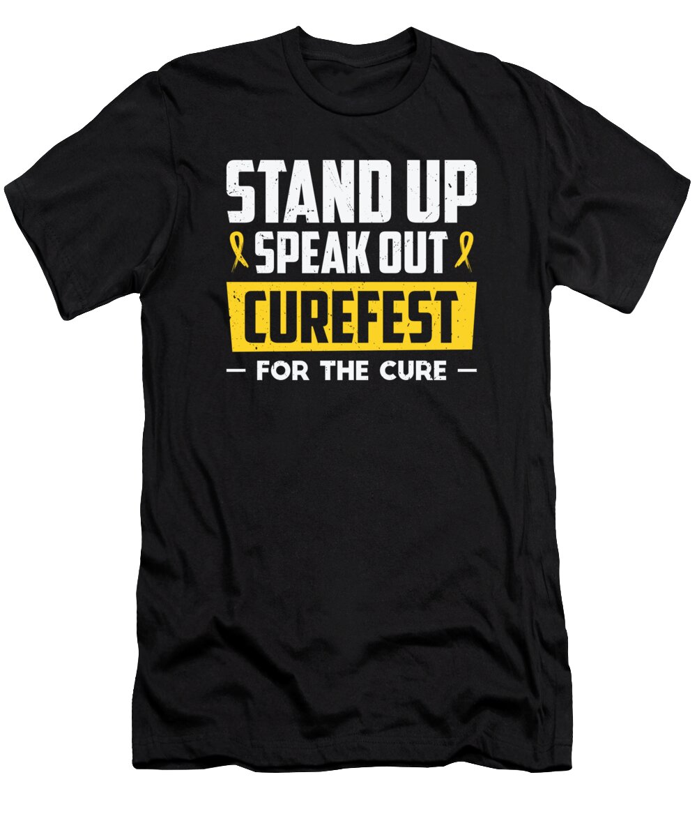 Childhood Cancer T-Shirt featuring the digital art CureFest 2023 CureFest For Childhood Cancer Wear #17 by Toms Tee Store