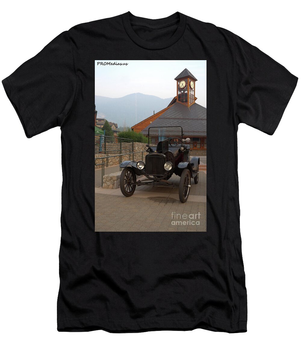 South Lake Tahoe T-Shirt featuring the photograph 1921 Ford model T convertible by PROMedias US