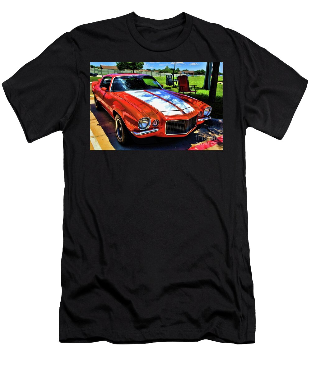 Classic T-Shirt featuring the photograph 1970 Chevy Camaro by Diana Mary Sharpton