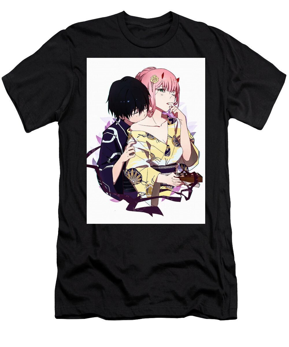 Anime T-Shirts Darling In The Franxx Zero Two Print Men Women