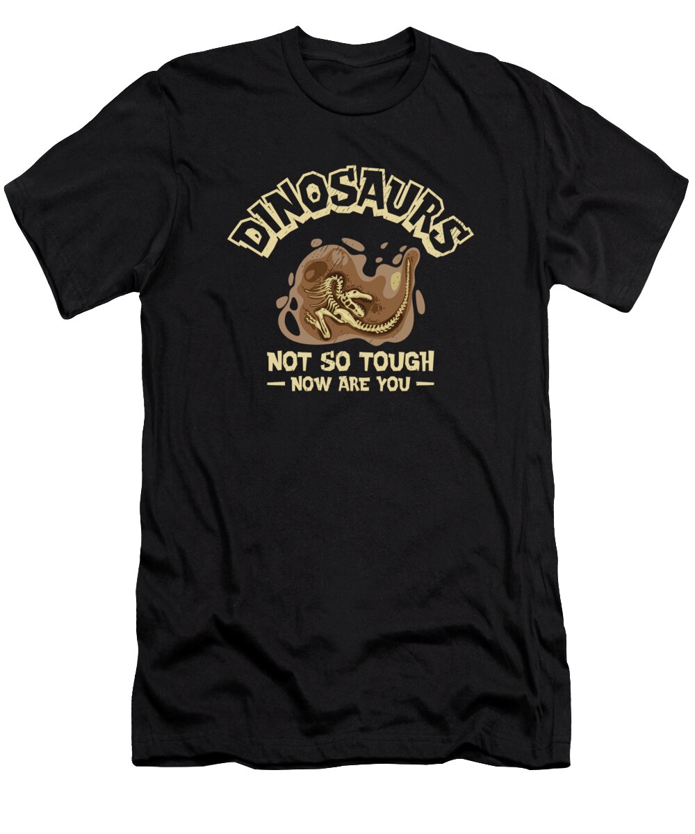 Dinosaur T-Shirt featuring the digital art Dinosaur Fossil Paleontologist Fossil Hunting #2 by Toms Tee Store