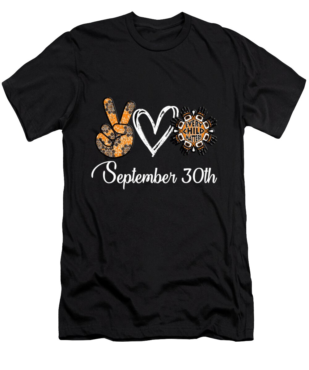 Canada Day T-Shirt featuring the jewelry Every Child Matters - Orange Day #2 by Tinh Tran Le Thanh