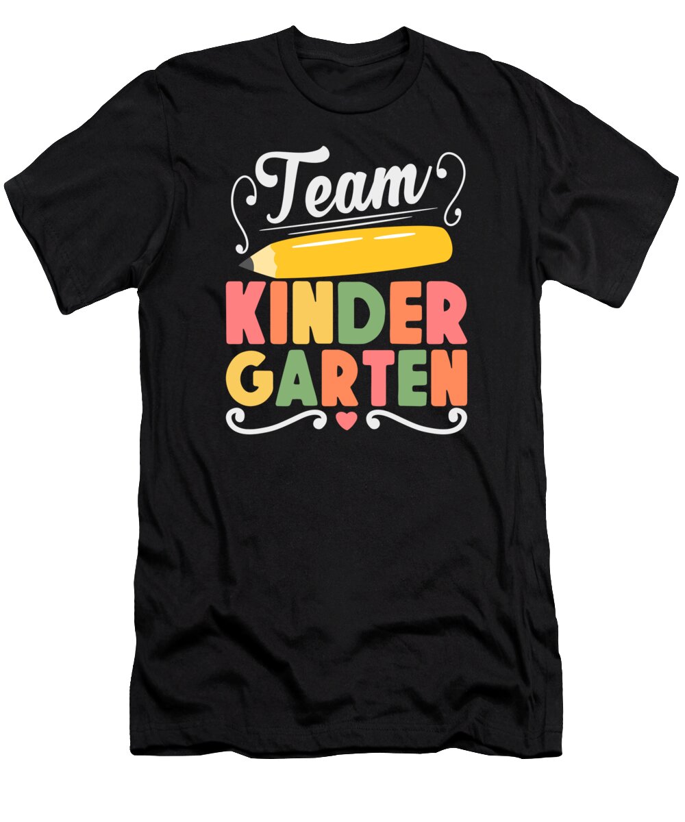 Kindergarten T-Shirt featuring the digital art Kindergarten Education Kids Learning Friends #2 by Toms Tee Store