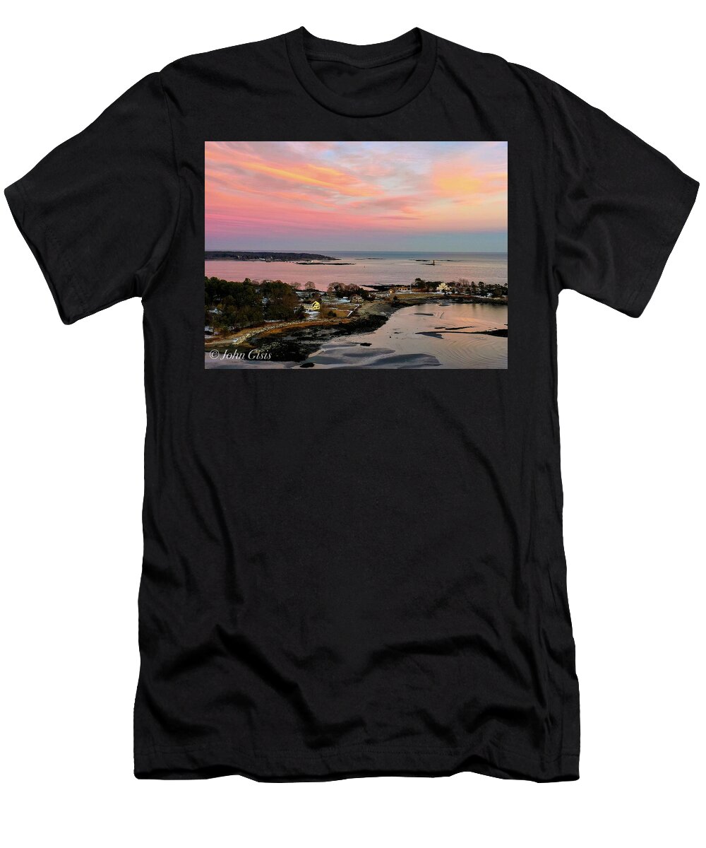  T-Shirt featuring the photograph New Castle by John Gisis