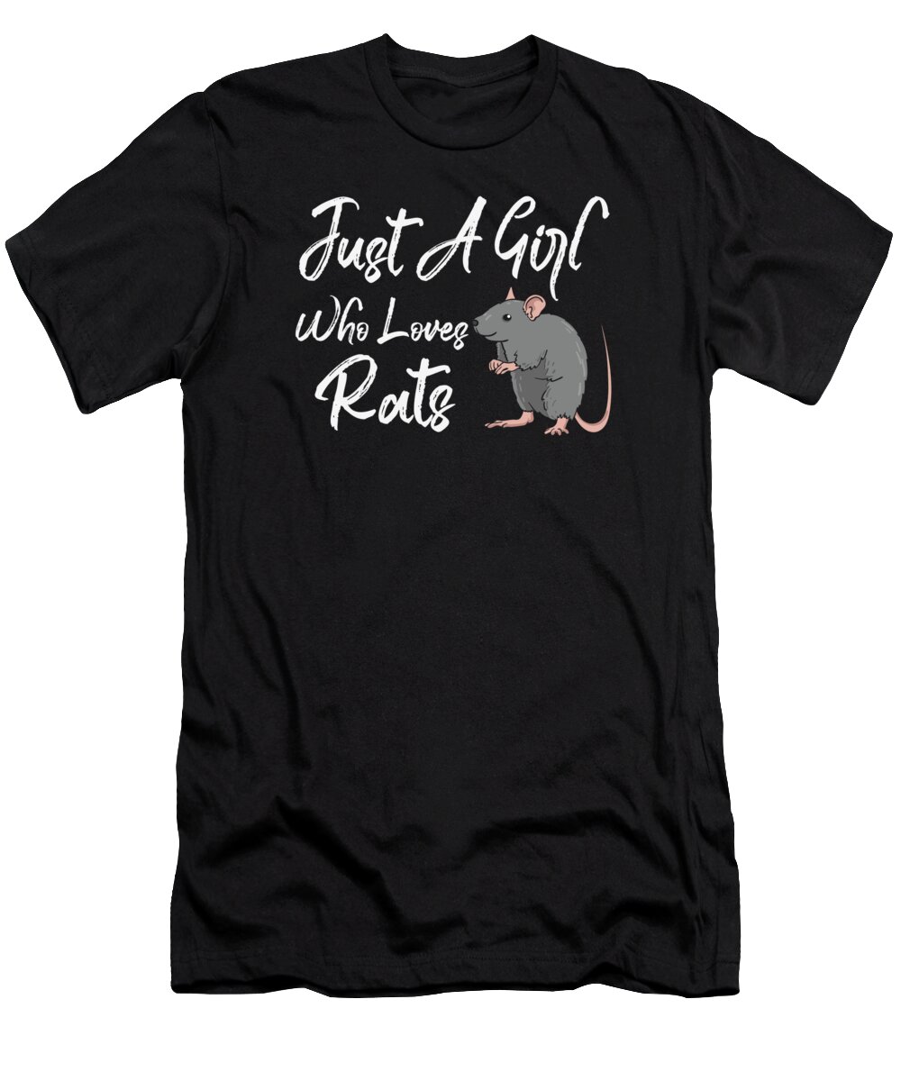 Rat T-Shirt featuring the digital art Pet Rats Rat Rotten Mice Mous Rex Rats Hairless #2 by Toms Tee Store