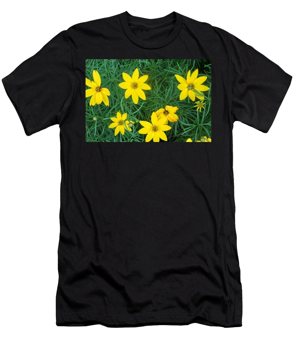 Flowers T-Shirt featuring the photograph Yellow Flowers #2 by Stephanie Moore