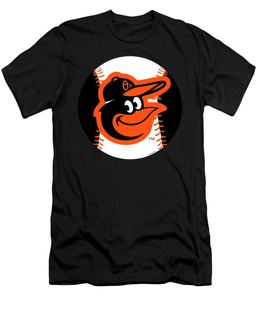 Baltimore Orioles T-Shirt by Bosi Buka - Pixels