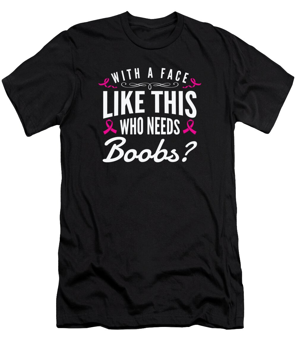Breast Cancer T-Shirt featuring the digital art Breast Cancer Pins Ribbon Breast Cancer Awareness Month #3 by Toms Tee Store