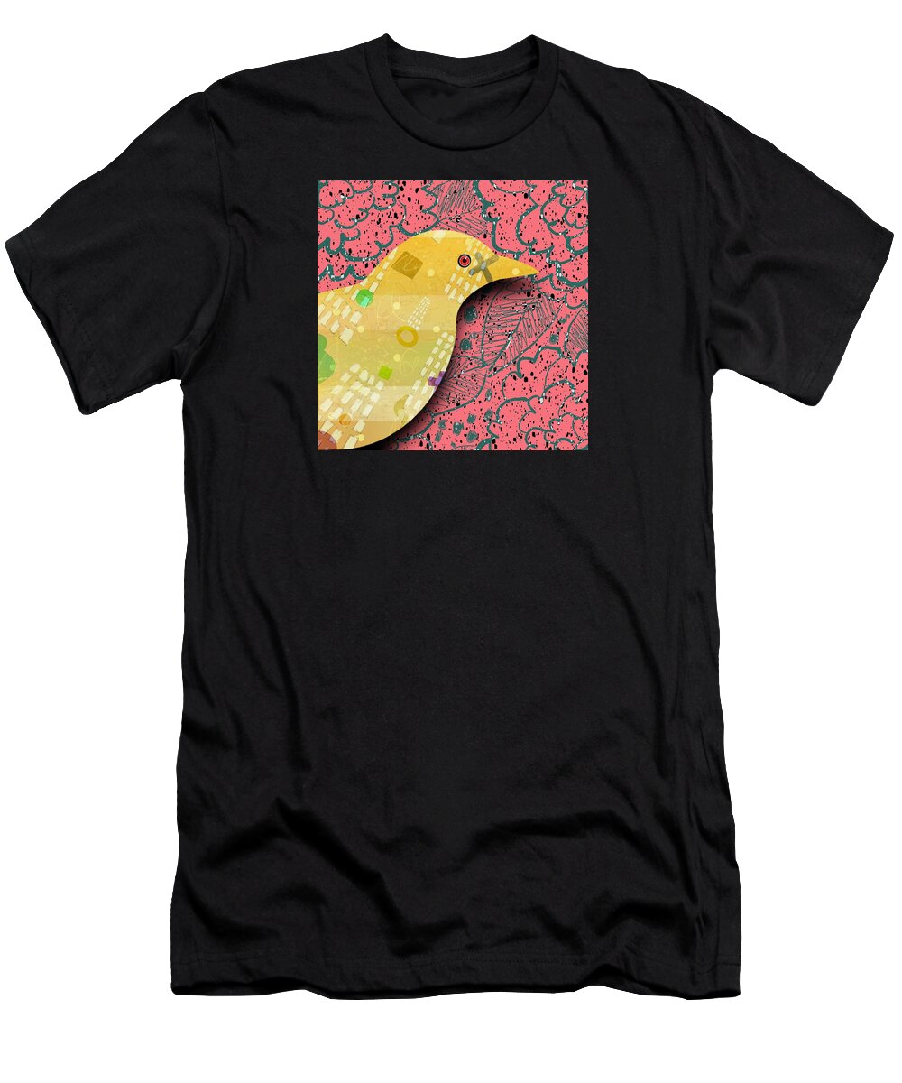  T-Shirt featuring the digital art Birdland Series No. 9 of 16 by Steve Hayhurst