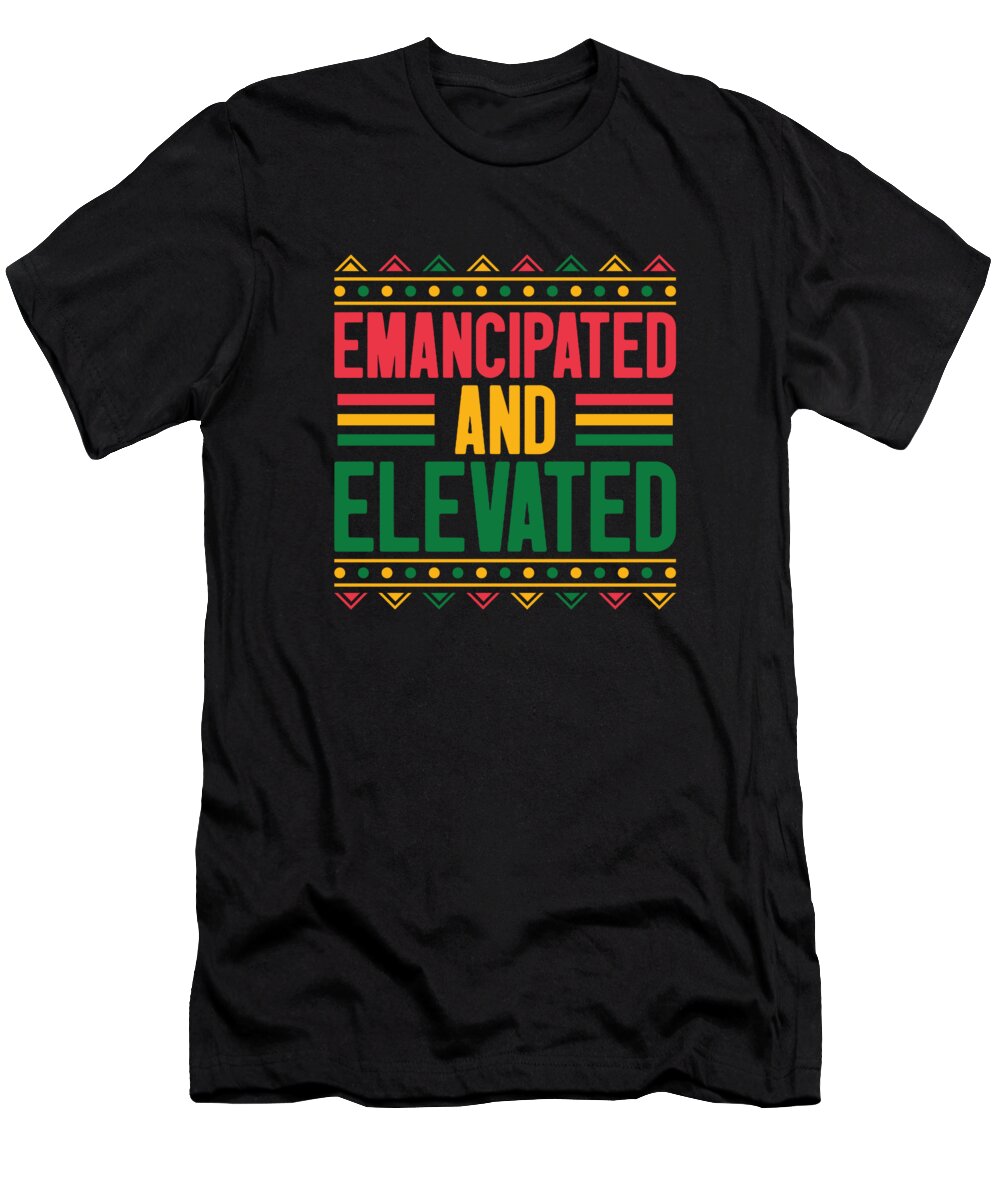 Black History T-Shirt featuring the digital art Black History Juneteenth Black Pride History Month #5 by Toms Tee Store