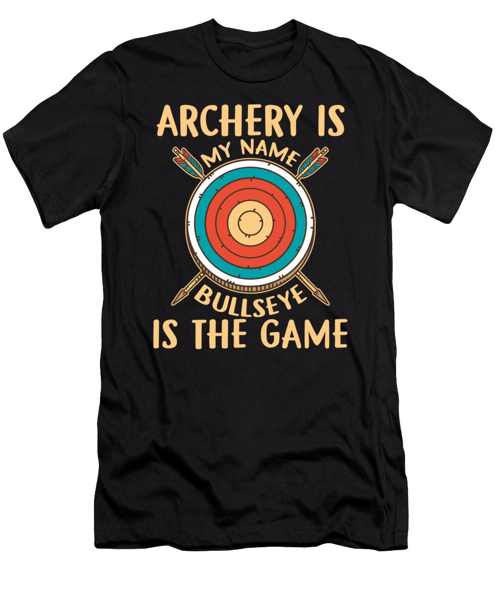 Archery T-Shirt featuring the digital art Archery Archer Bowman #56 by Mercoat UG Haftungsbeschraenkt