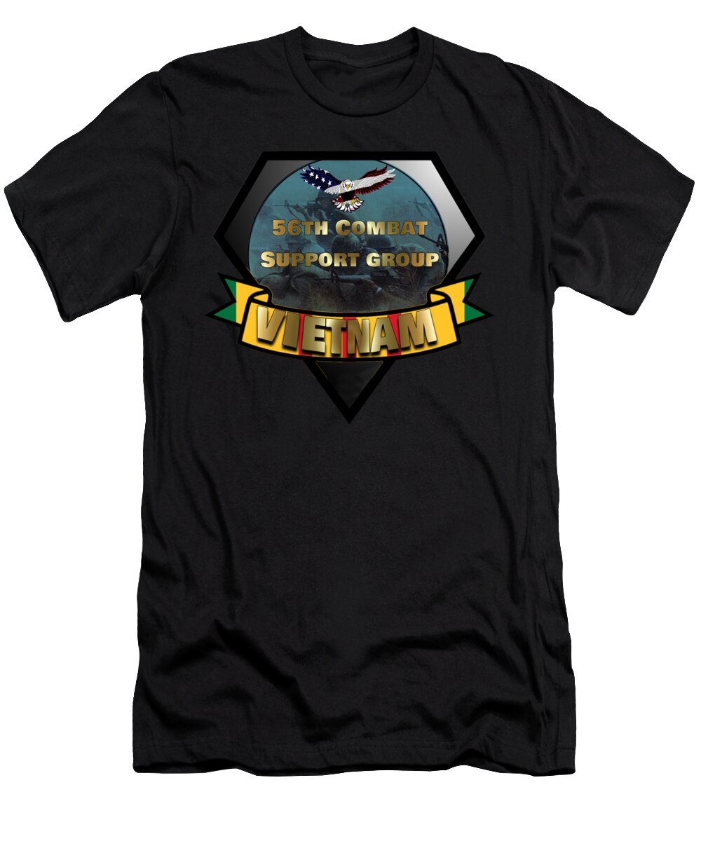 56th T-Shirt featuring the digital art 56 Csg by Bill Richards