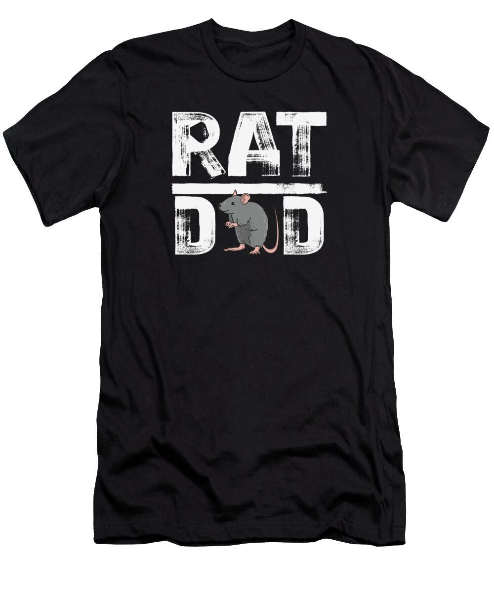Rat T-Shirt featuring the digital art Pet Rats Rat Rotten Mice Mous Rex Rats Hairless #6 by Toms Tee Store