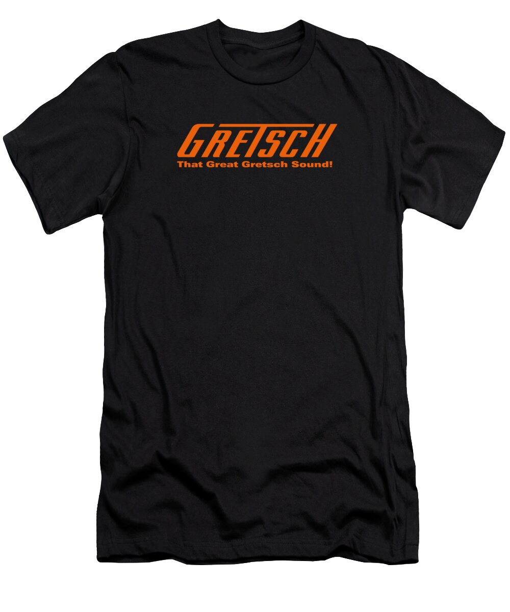 Gretsch T-Shirt featuring the digital art Gretsch #7 by Kommer Derre