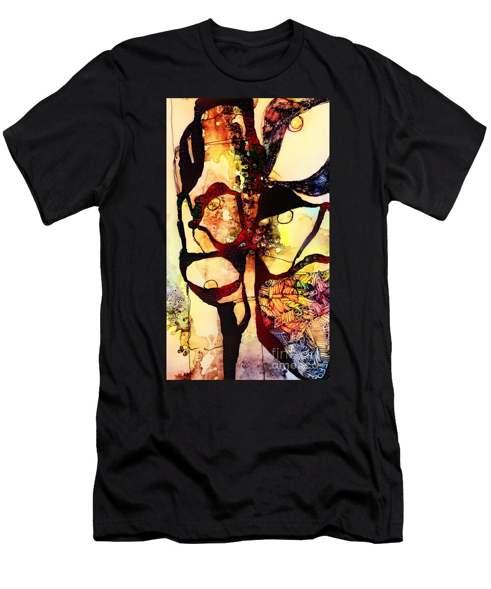Contemporary Art T-Shirt featuring the digital art 71 by Jeremiah Ray